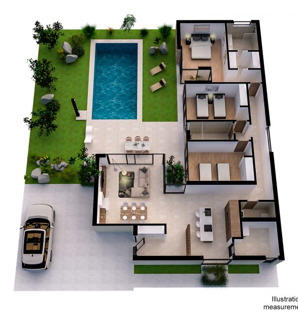 New 3D Renders of Villa Balance